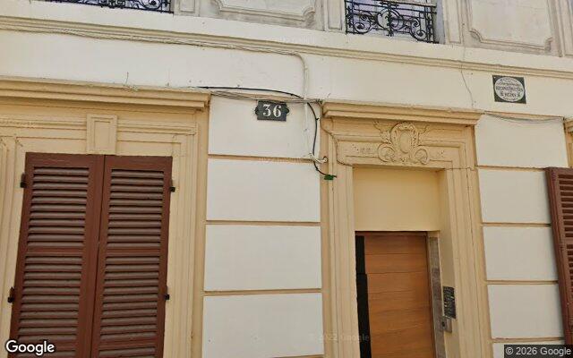 Façade : 36 rue de Metz, Reims